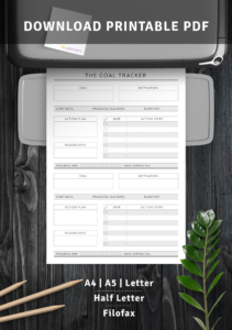 free download printable personal goal tracker  original style pdf personal goal tracking template doc