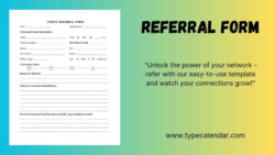 free free printable referral form template  streamline your workflow patient referral tracking template word