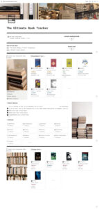 free notion bookshelf template web notion bookshelf is 1 across the best book tracking template you book tracking template