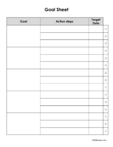 printable blank thermometer goal tracker quarterly goal tracking template excel