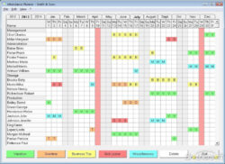 printable free employee attendance tracker excel template 2023  download your printable calendar employee attendance tracking template sample