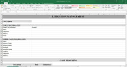 printable litigation management case tracker excel format easy to useedit  etsy attorney time tracking template pdf