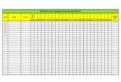 sample 30 printable attendance sheet templates free  templatearchive employee attendance tracking template pdf