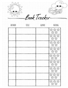 sample pinterest book tracking template