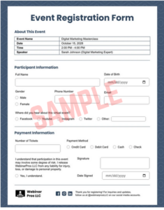 Hip Hop Festival Registration Form Template