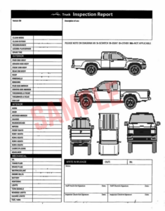 Semi Truck Inspection Form Template