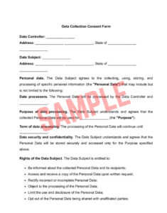 Information Sharing Consent Form Template