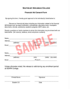 Informed Financial Consent Form Template